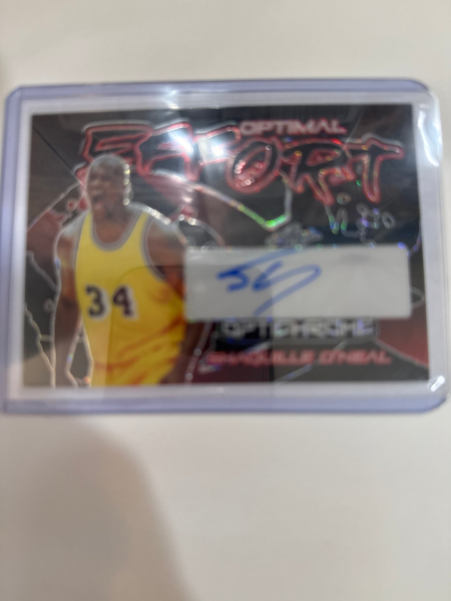 Shaquille O’Neal 1/1 Auto Leaf