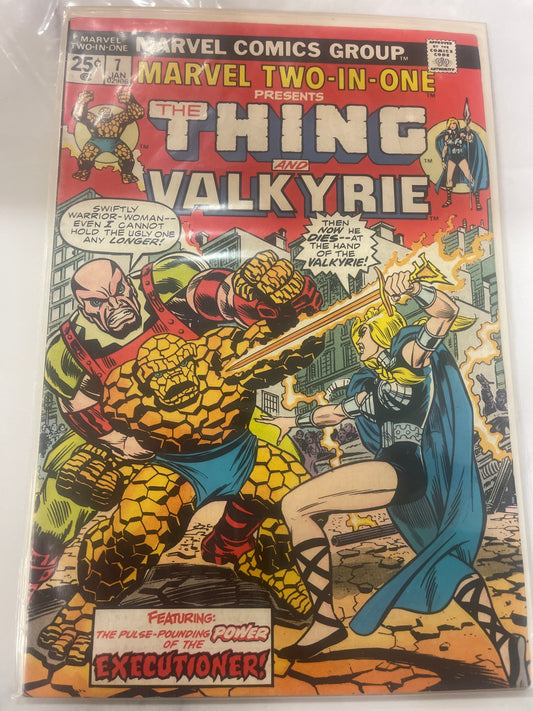 Marvel Two-In-One #7  Thing & Valkyrie