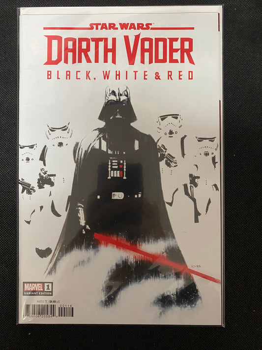 STAR WARS DARTH VADER BLACK WHITE AND RED #1 - 1:25 Variant