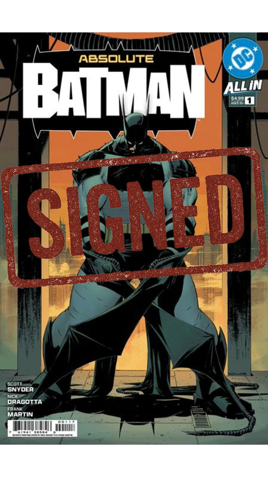Absolute Batman #1 7th print A * Signed by Scott Snyder
