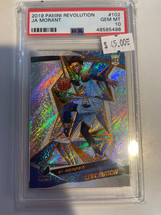 2019 Panini Revolution JA Morant PSA 10 GEM MINT