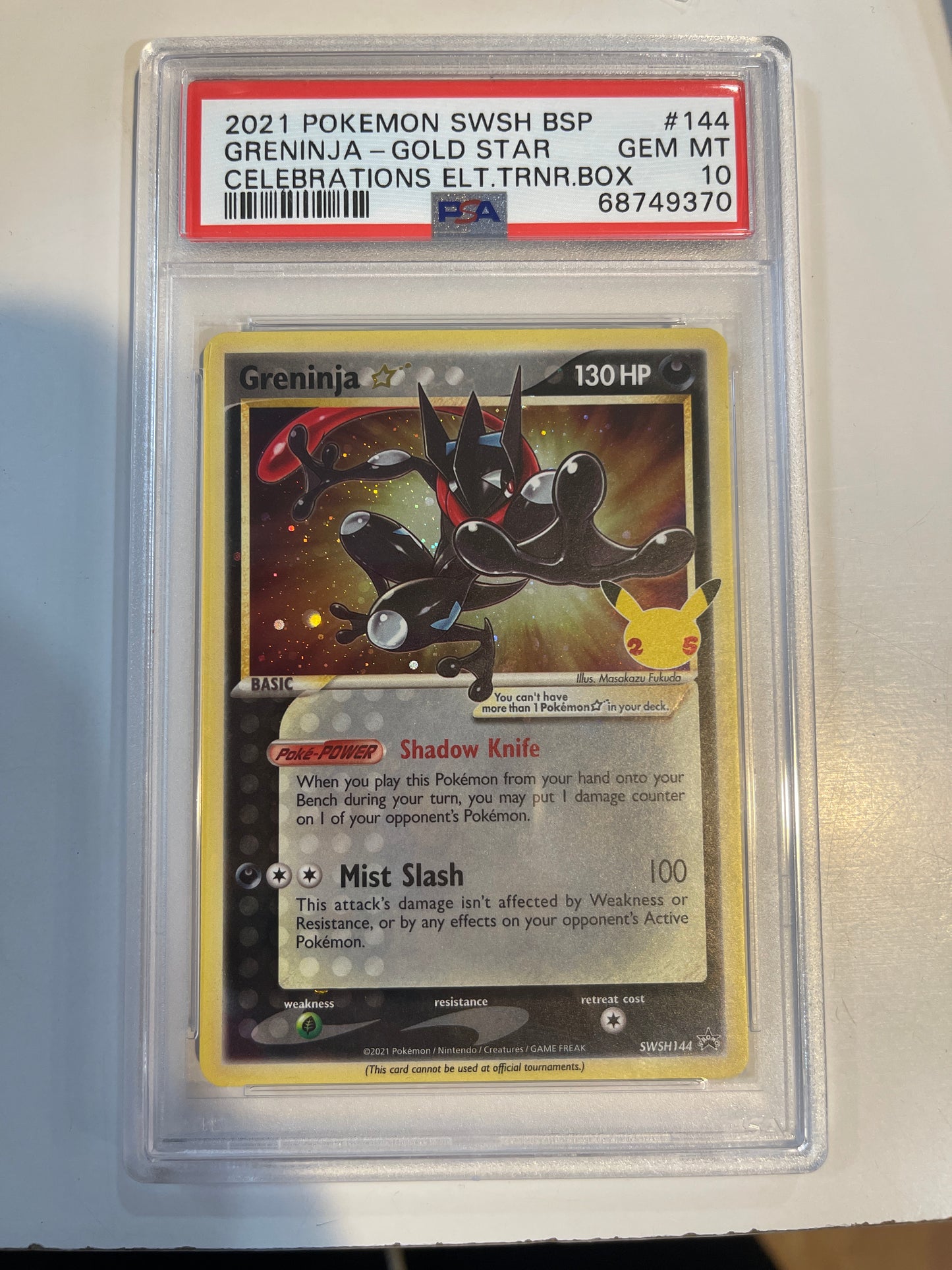 2021 Greninja 144 PSA 10