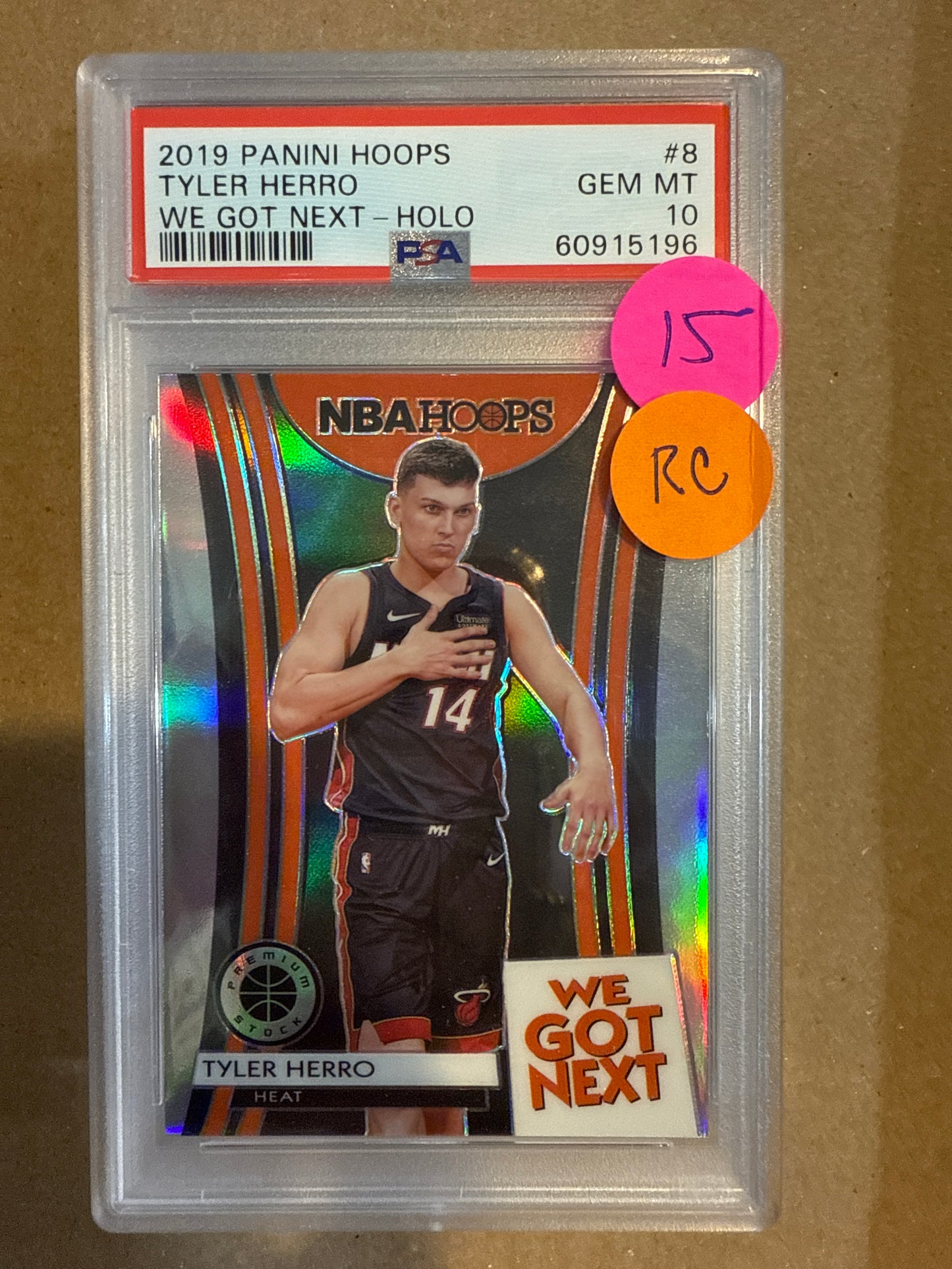 2019 Panini Hoops Tyler Herro PSA 10