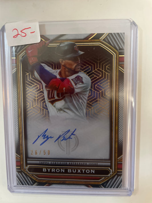 2023 Topps Tribute Byron Buxton Auto /50