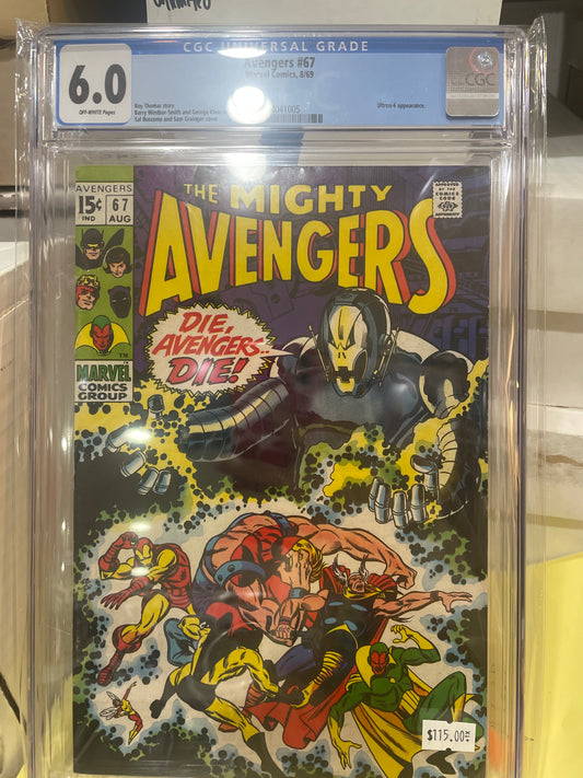 Avengers #67 CGC 6.0