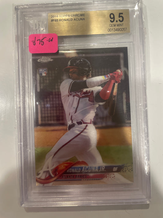 2018 Ronald Acuna BGC 9.5