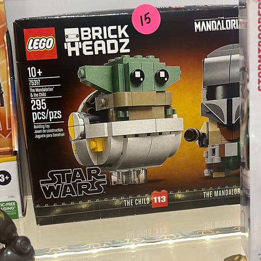 Lego Star Wars The Mandalorian Brickheadz “75317”