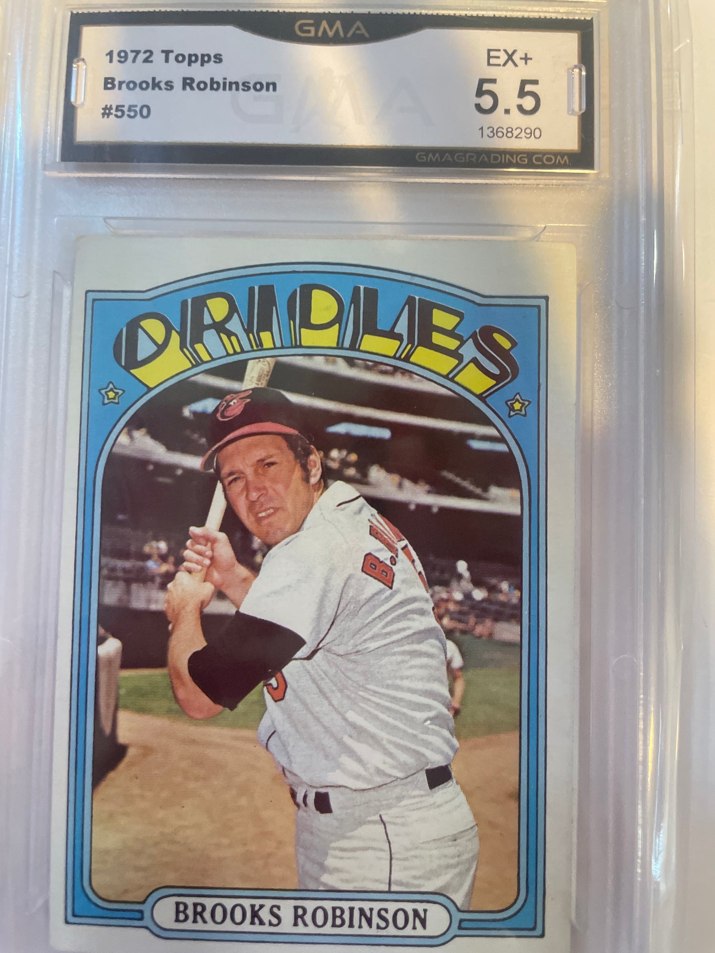 1972 Topps Brooks Robinson #550 GMA 5.5