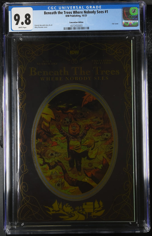 Beneath the Trees Where Nobody Sees #1 CGC 9.8 NYCC Convention Edition Foil