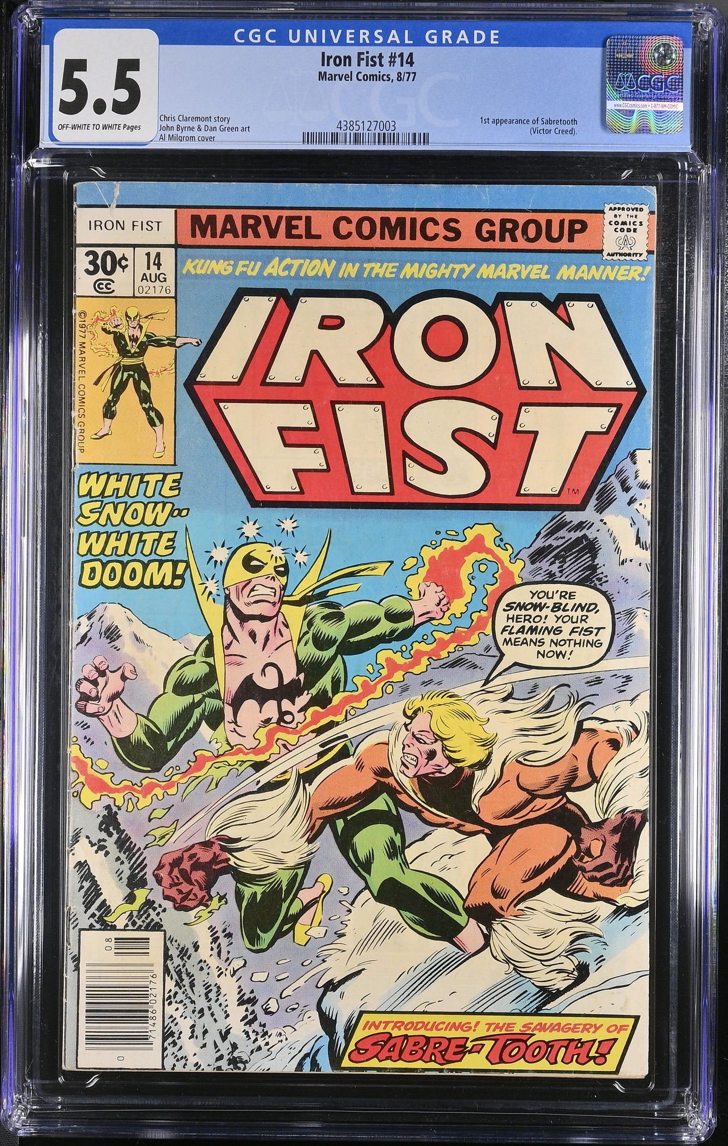 Iron Fist #14 CGC 5.5