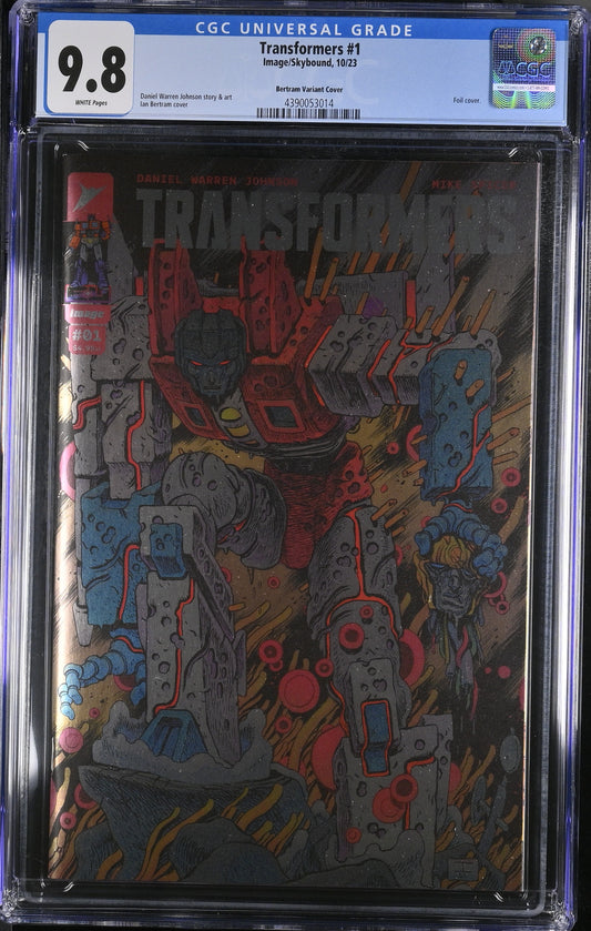 Transformers #1 CGC 9.8 1st 1:100 Foil