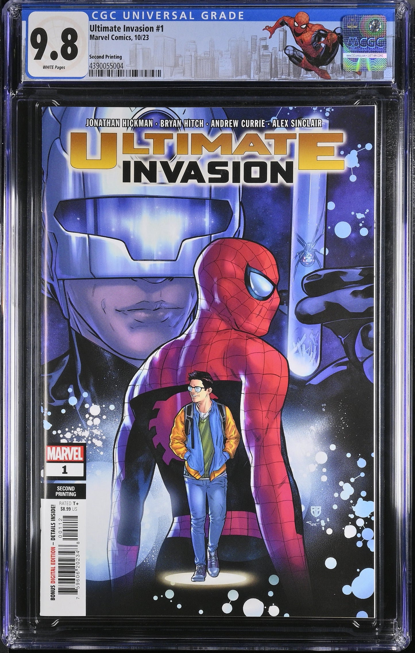 Ultimate Invasion #1 CGC 9.8 Second Printing