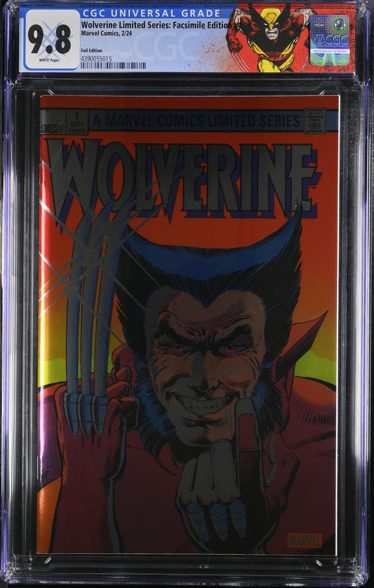 Wolverine Limited Series: Facsimile Edition #1 CGC 9.8 Foil Edition