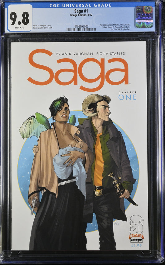 Saga #1 CGC 9.8 1st print