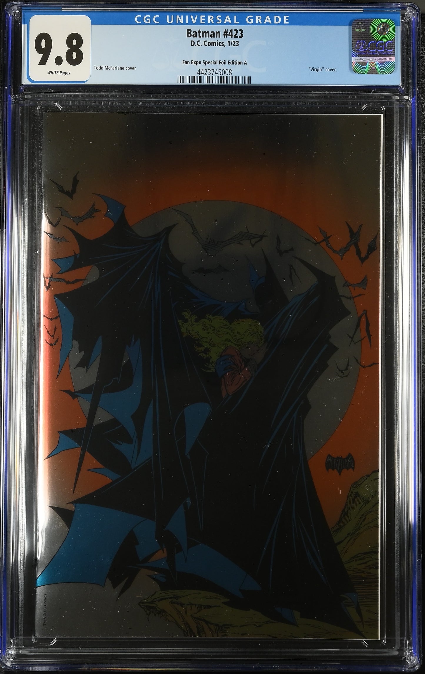 Batman #423 CGC 9.8 Fan Expo Special Foil Edition