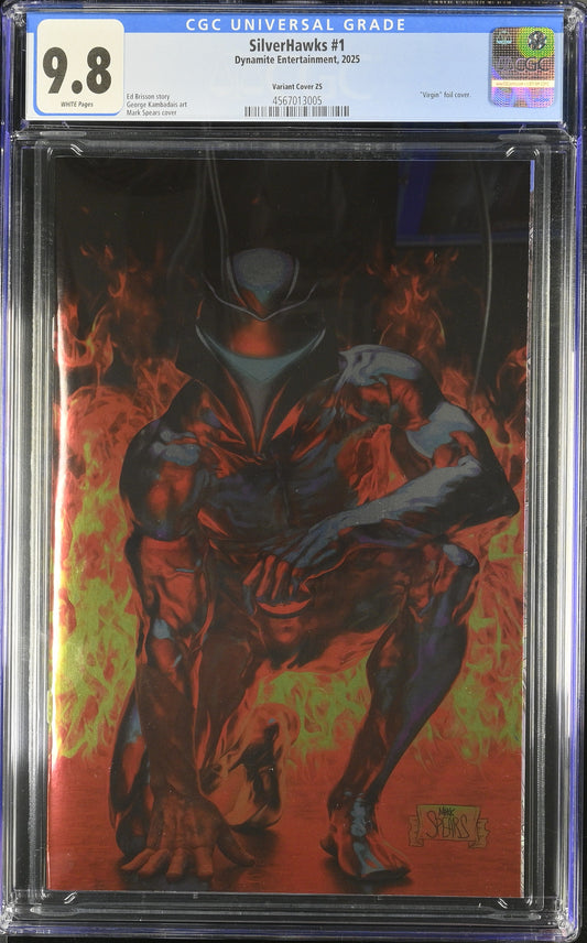 SilverHawks #1 CGC 9.8 Mark Spears Virgin Foil