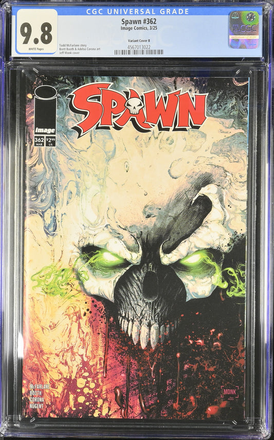 Spawn #362 CGC 9.8 Jeff Monk