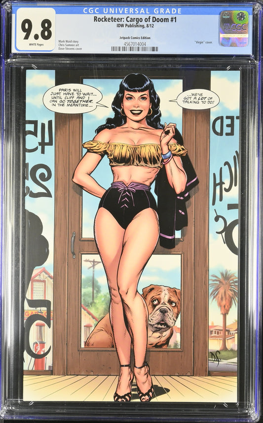 Rocketeer: Cargo of Doom #1 CGC 9.8 Dave Stevens Cover