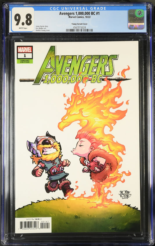 Avengers 1,000,000 BC #1 CGC 9.8 Skottie Young