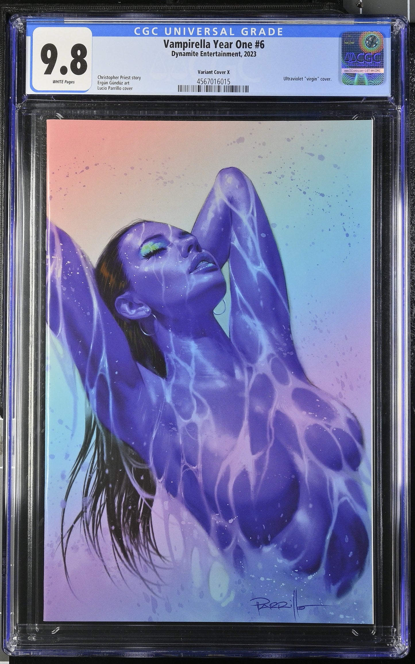 Vampirella Year One #6 CGC 9.8 1:10 Parrillo UV Virgin