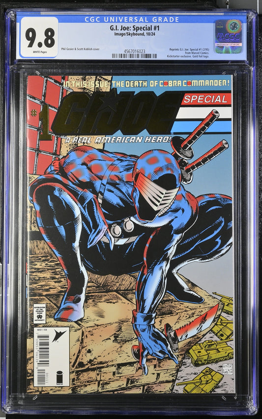 G.I. Joe: Special #1 CGC 9.8 Kickstarter exclusive