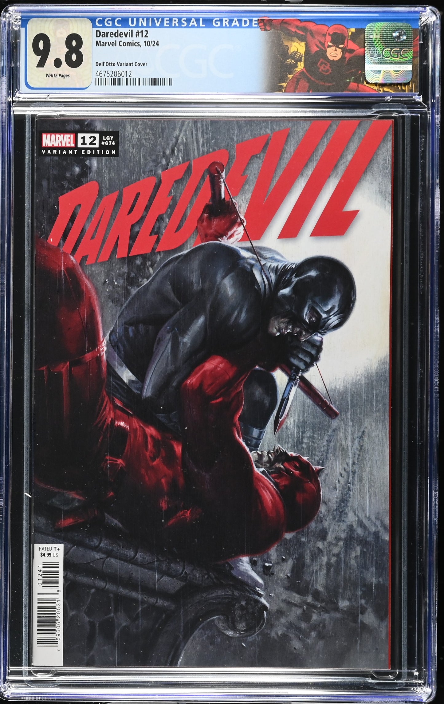 Daredevil #12 CGC 9.8 * 1:10 Gabriele Dell'Otto
