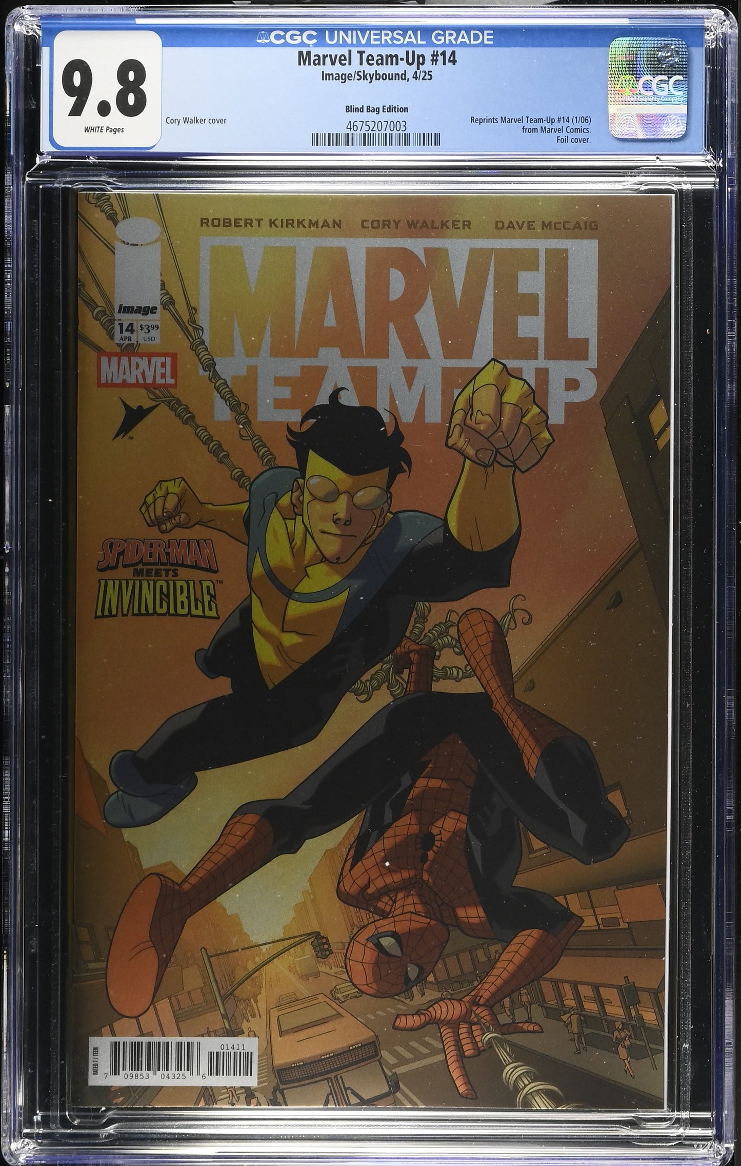 Marvel Team-Up #14 CGC 9.8 * FOIL Variant Blind Bag Edition