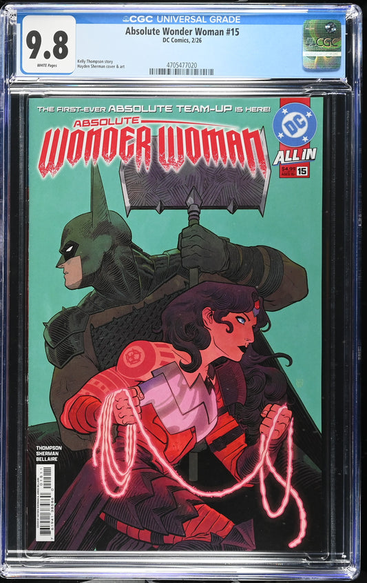 Absolute Wonder Woman #15 CGC 9.8 1st print A