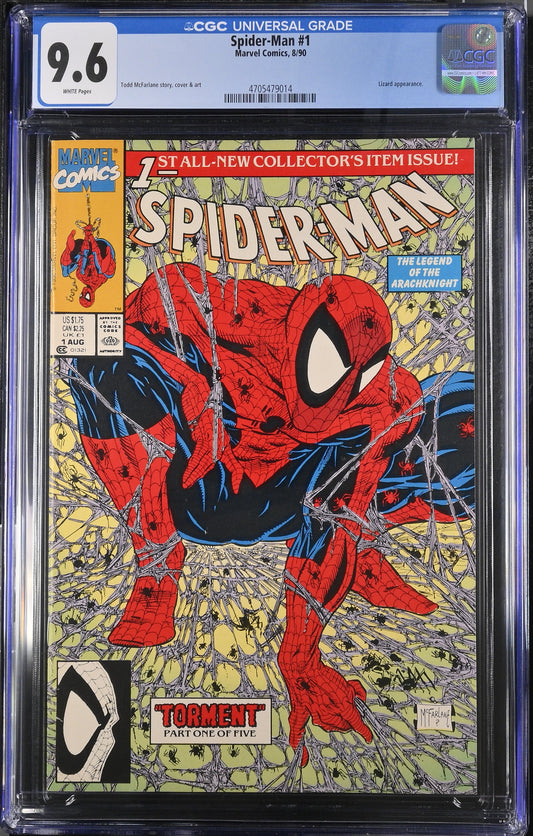 Spider-Man #1 CGC 9.6 1990 Green