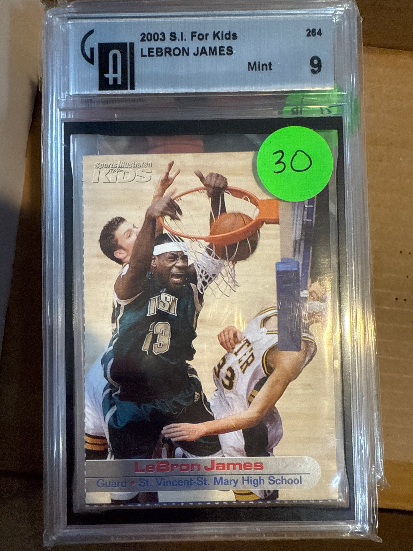 2003 S.I. For Kids LeBron James GAI 9