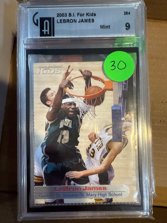2003 S.I. For Kids LeBron James GAI 9