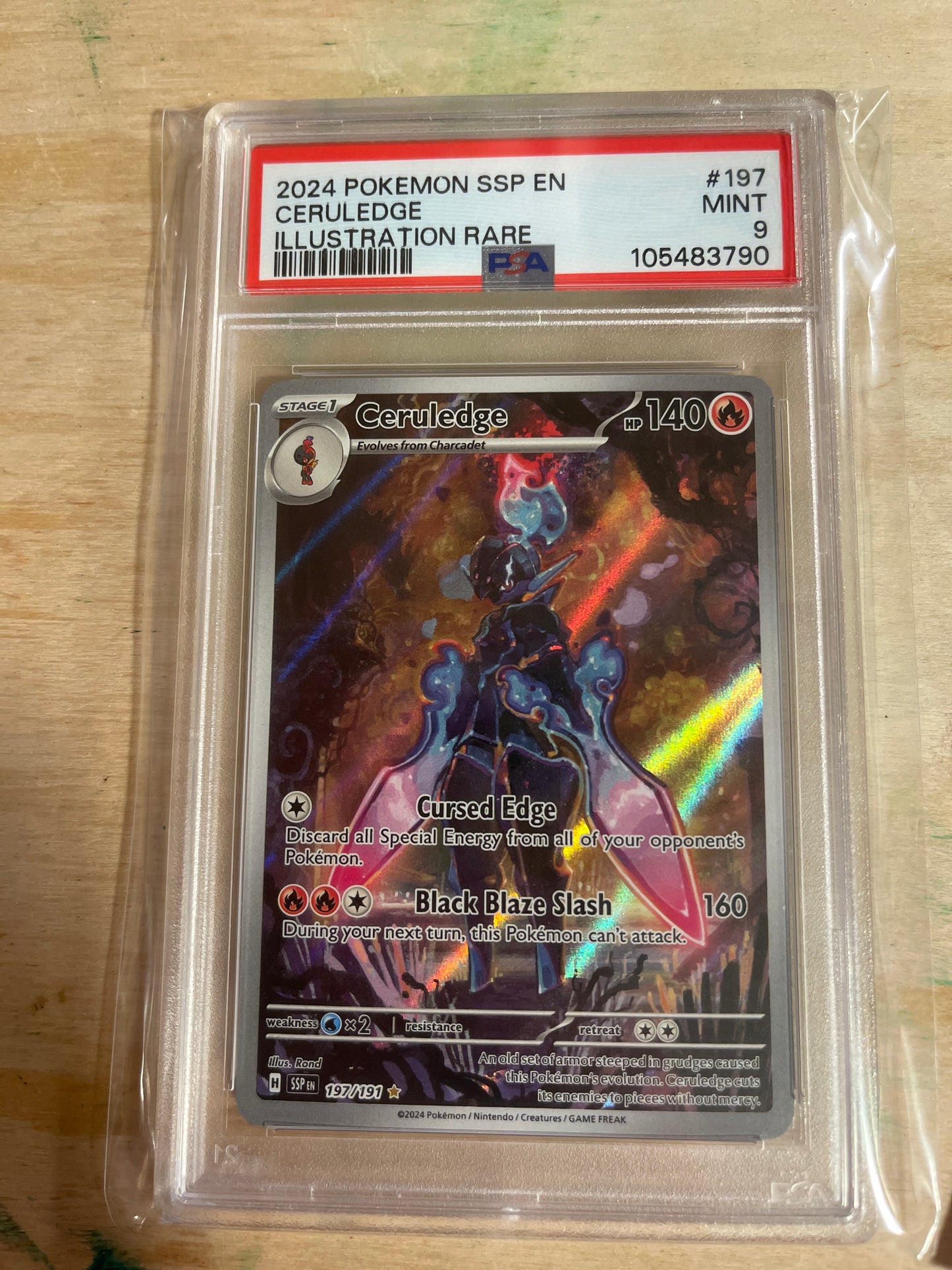 2024 Pokémon SSP Ceruledge PSA 9