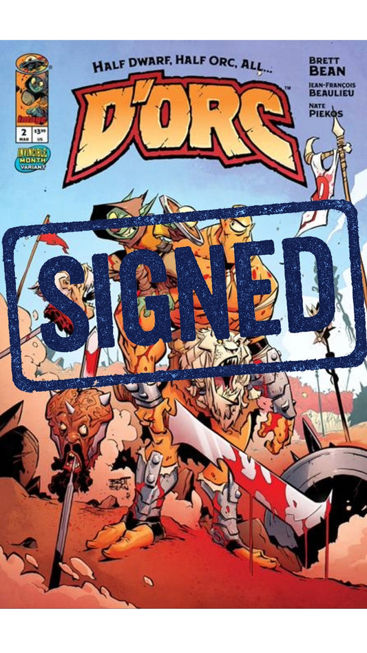 Dorc #2 Invincible Variant Signed by Bean