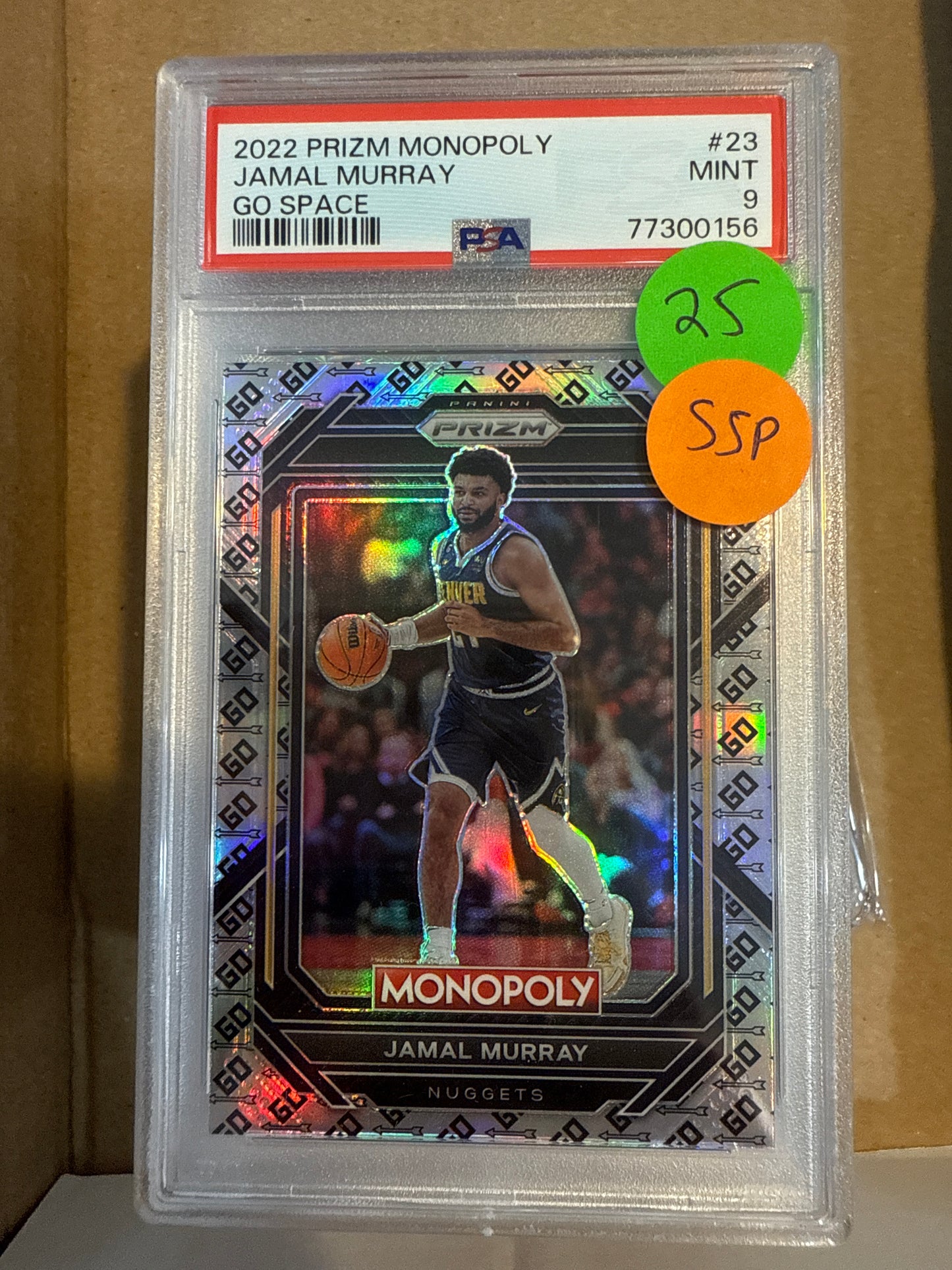2022 Prizm Monopoly Jamal Murray PSA 9
