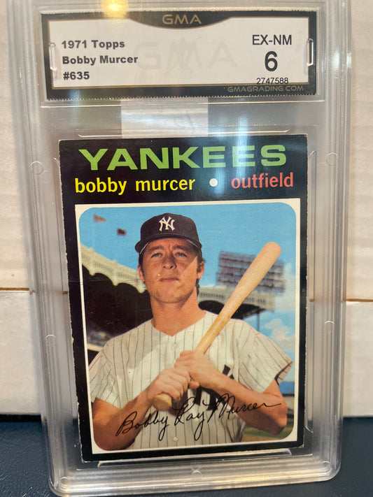 1971 Topps Bobby Murcer #635 GMA 6