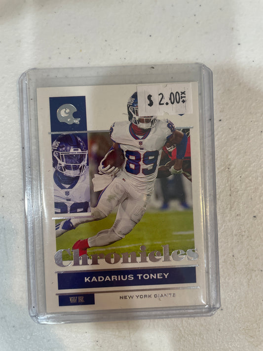 Chronicles Kadarius Toney NY Giants