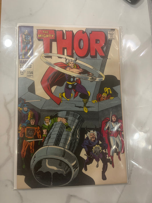 The Mighty Thor #156 Kirby reorder app.