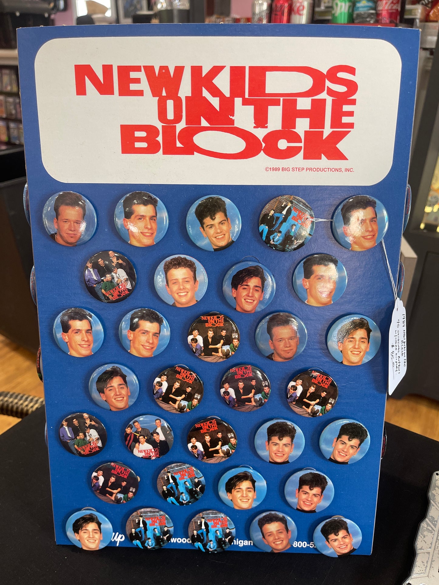 New Kids On The Block Button Set