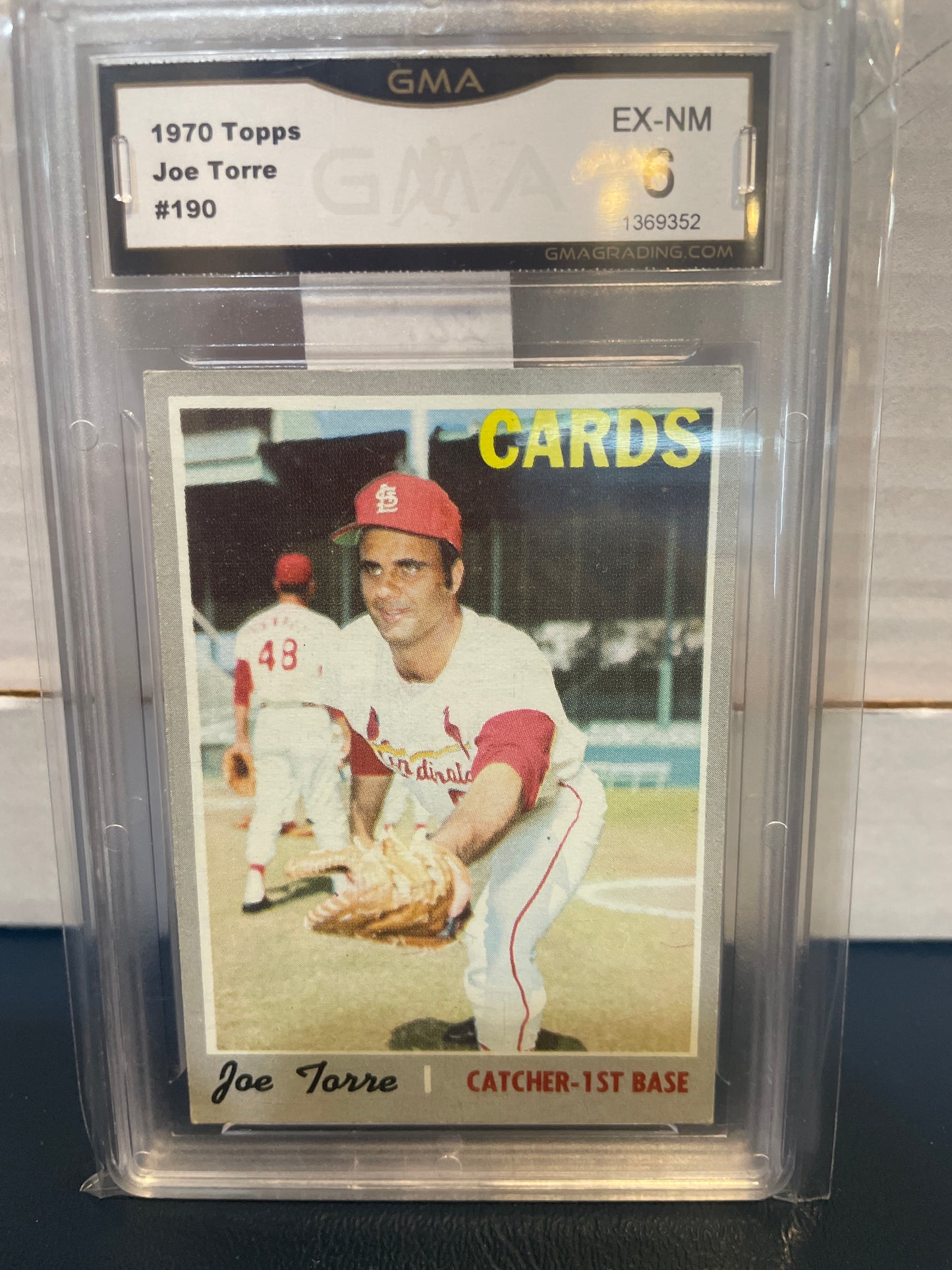 1970 Topps Joe Torre #190 GMA 6