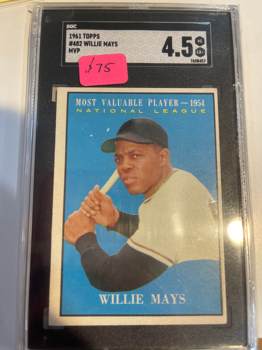 1961 Topps Willie Mays MVP