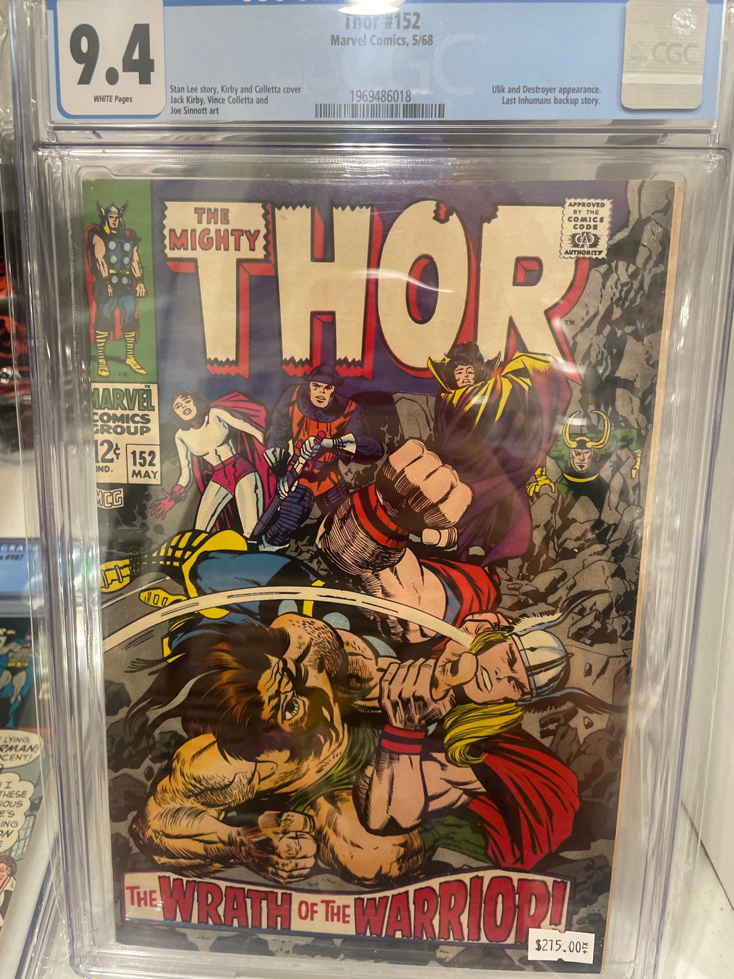 Thor #152 CGC 9.4