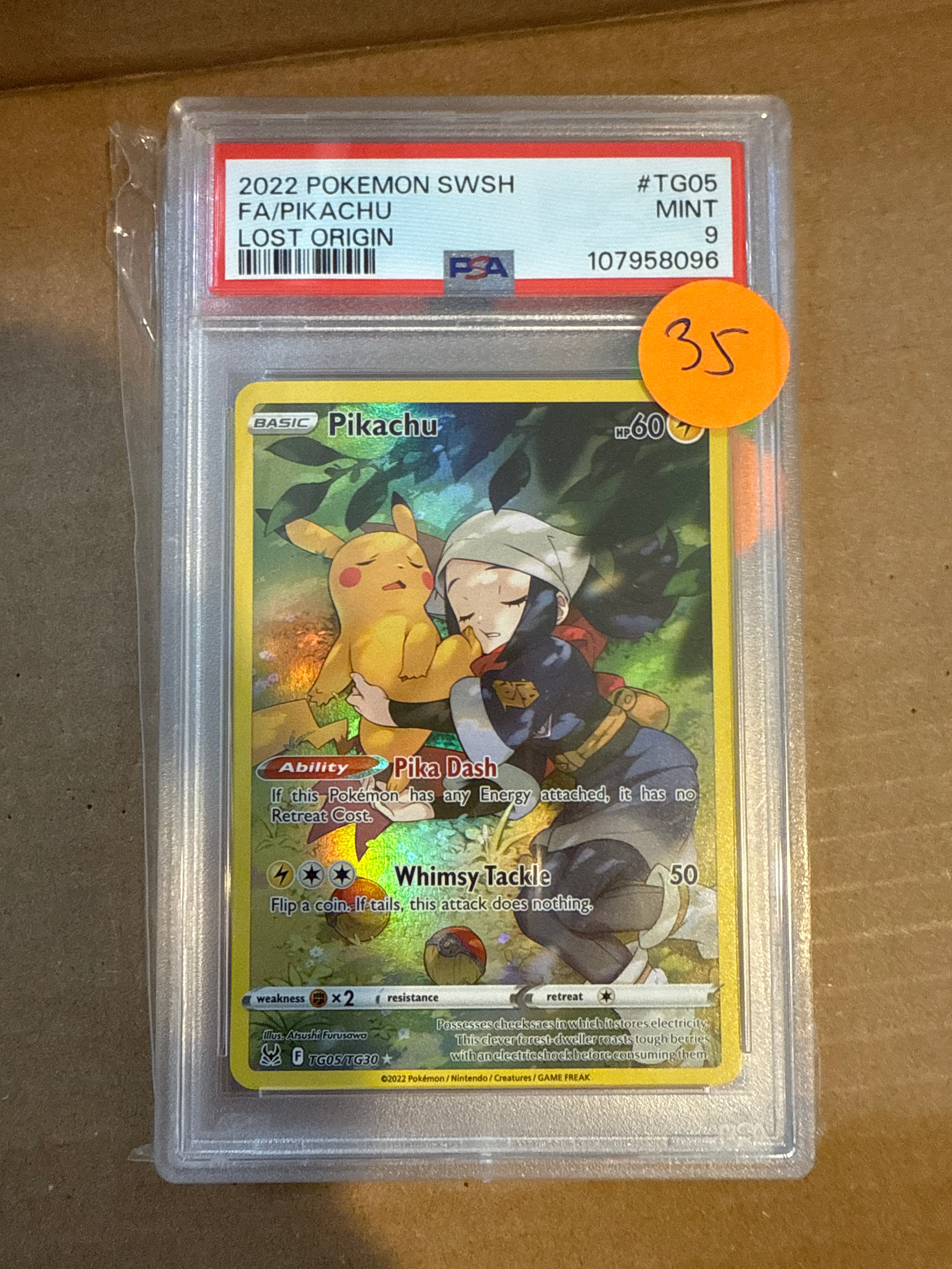 2022 POKÉMON SWSH FA/PIKACHU LOST ORIGIN PSA 9 – Captain Jax