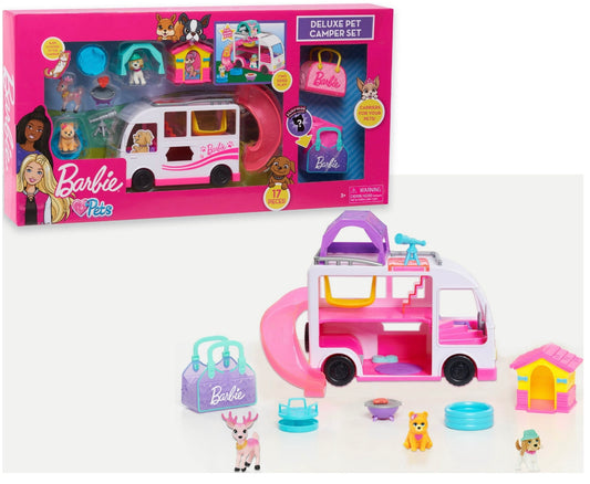 Barbie Deluxe Camper Pet Set