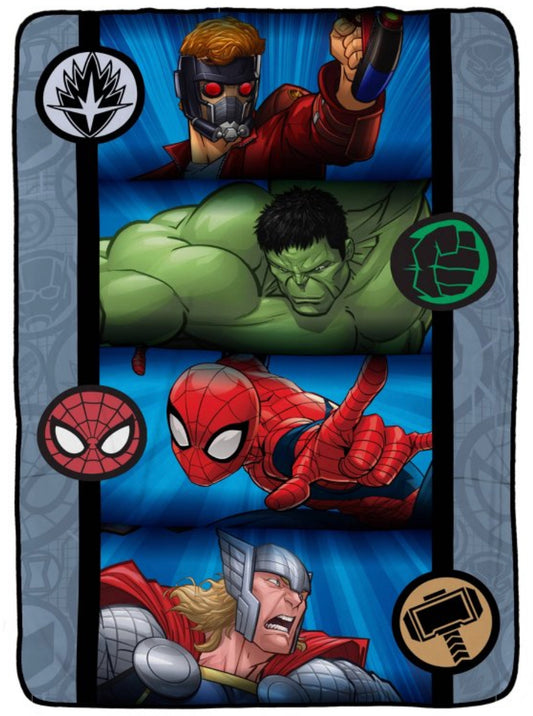 Marvel Plush Blanket 62 in x 90 in￼