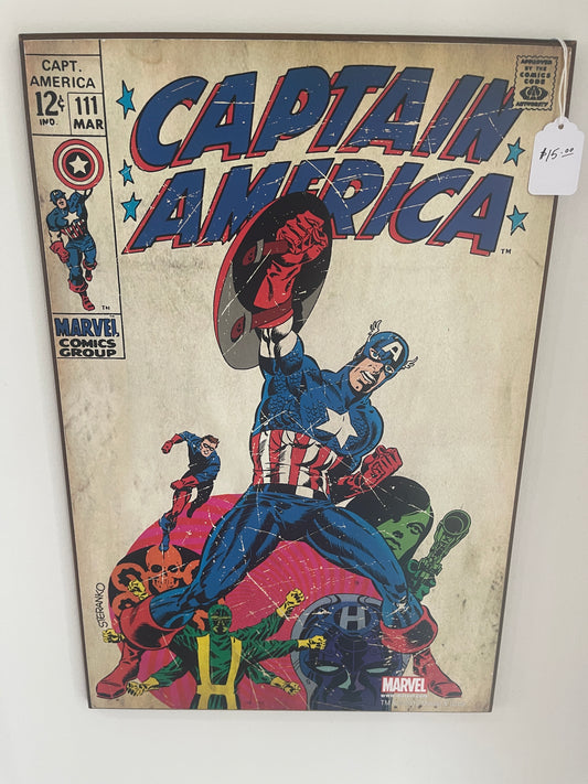 Captain America wall decor