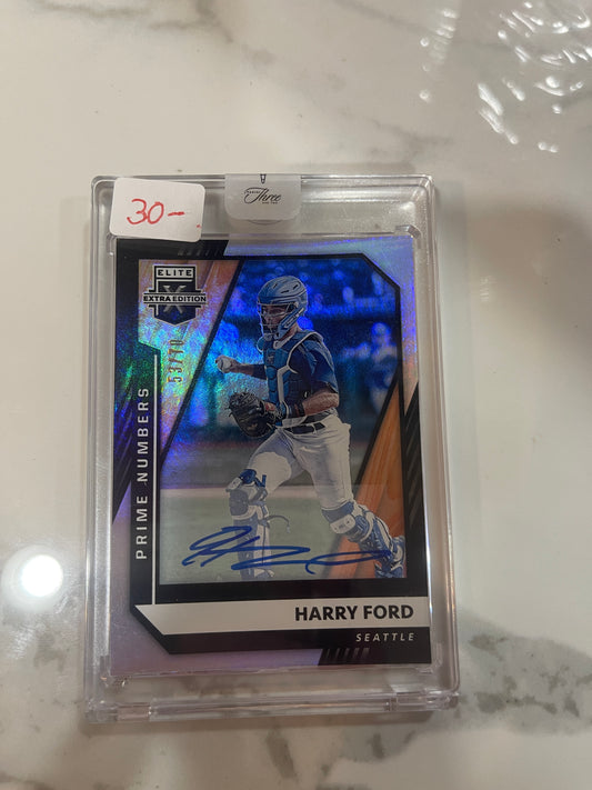 2023 PANINI THREE AND TWO HARRY FORD /70 RC ELITE EXTRA EDITION UPDATE AUTO #12