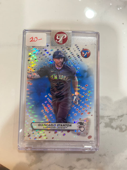 2023 Topps Pristine - Blue Refractor #252 Giancarlo Stanton /75