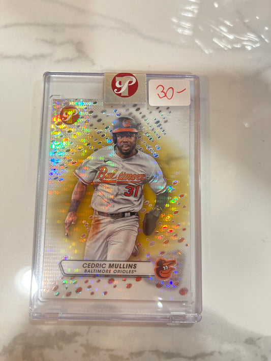 2023 Topps Pristine #228 Cedric Mullins Gold Refractor #'d /50 Baltimore Orioles