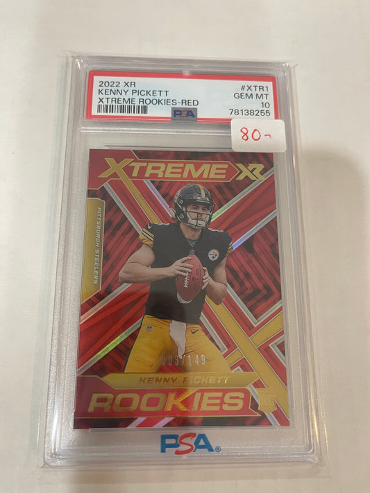 2022 Panini XR - Xtreme Rookies Red #XTR-1 Kenny Pickett /149 (RC)