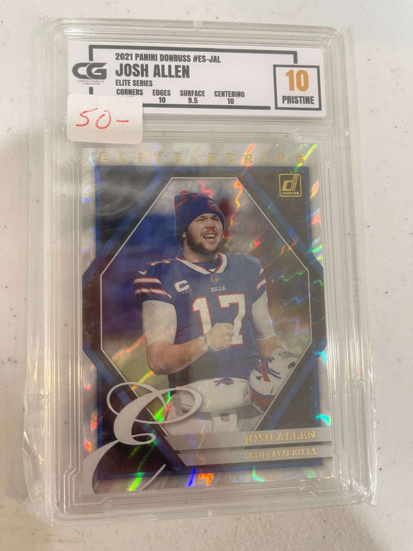 2021 Panini Donruss Elite Series Josh Allen 10